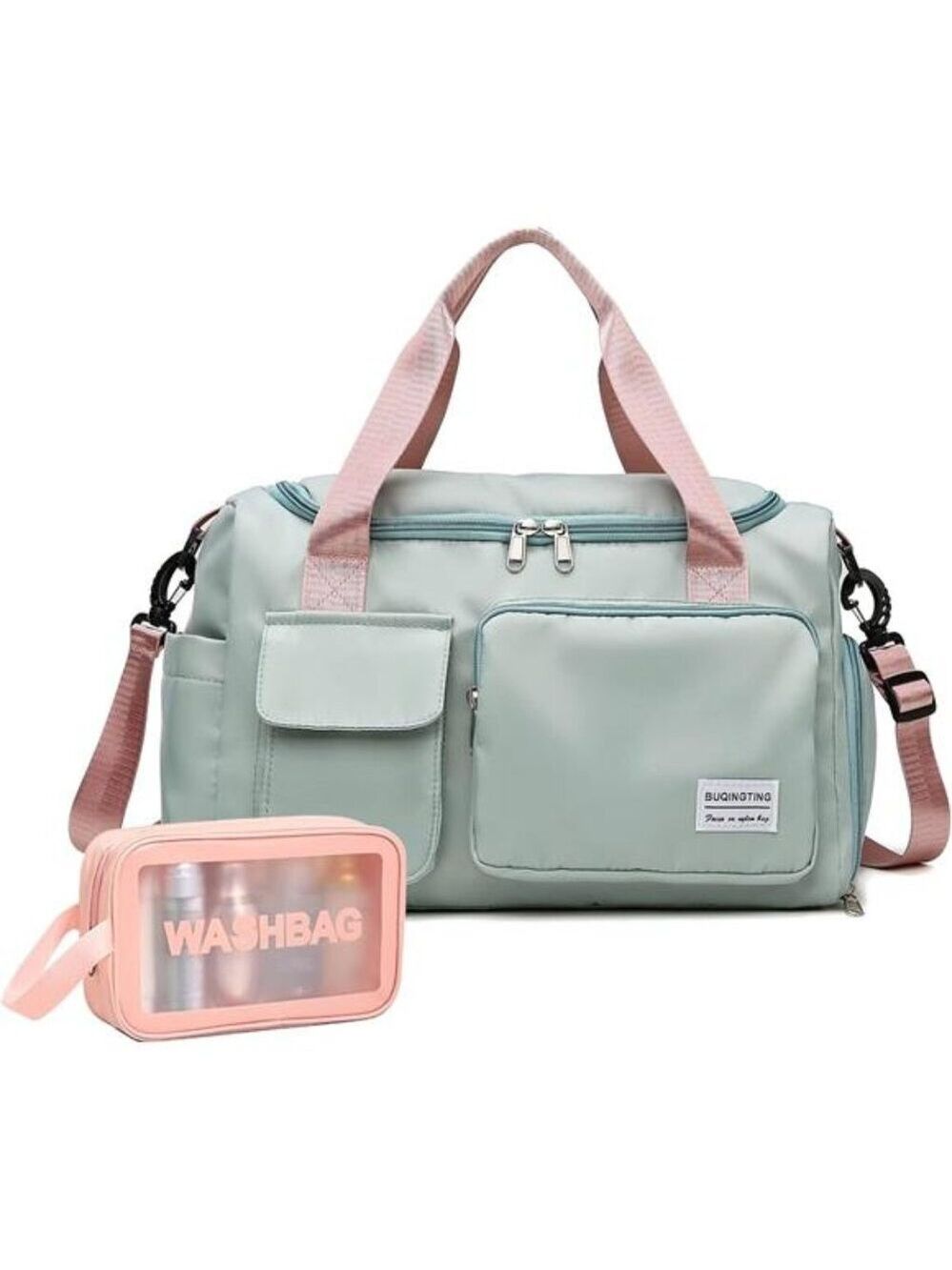 Small Gym Bag Women Travel Duffle Bag Weekender Bag Carry On Shoe Compartment